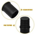 thumbnail image 2 of Miangastore 2pcs Threaded Handle Replacement Tips 22mm Extension Pole Broom Handle Adapter Threaded Tip Replacement Adapter Tips for Mop Brush, 2 of 8