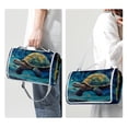 thumbnail image 3 of Turtle Canvas Beach Blanket Picnic Mat - Oversized Waterproof Outdoor Camping Mat - Travel, Hiking, and Sports - Portable Lightweight Foldable Mat for Family and Friends Gathering, 3 of 6