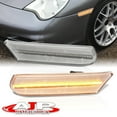 thumbnail image 1 of AJP Distributors Front Amber LED Side Marker Lights Lamps Clear Compatible/Replacement For Porsche 911 Carrera Boxster 986 996 1997 1998 1999 2000 2001 2002 2003 2004 2005 97 98 99 00 01 02 03 04 05, 1 of 5
