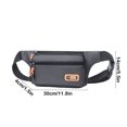 thumbnail image 3 of PRETXORVE Men's Chest Bag Waist Bag Outdoor Sports Shoulder Bag Messenger Bag No Pilling Suitable As a Gifts for Boyfriends Zipper Bag, 3 of 6