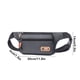 thumbnail image 3 of Riñonera ajustable para hombre, bolso bandolera para deportes al aire libre, sin bolitas, ideal como regalo para novios, con cremallera y bolsillo en el pecho., 3 of 6