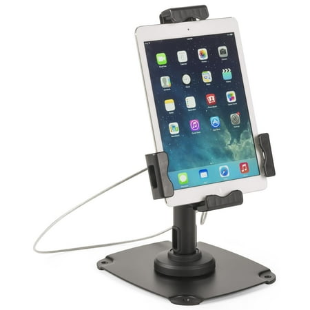 Displays2go Countertop Ipad Stand For 1 4 And Air Rotating Displays2go Countertop Ipad Stand For 1 4 And Air Rotating Locking