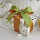 thumbnail image 4 of Cinta HUIHUANG de 6,35 cm con alambre satinado, verde musgo y naranja, 9 m, 4 of 6