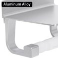thumbnail image 3 of Uxcell Toilet Paper Holder with Phone Accessories Shelf Aluminum Alloy Silver, 3 of 6