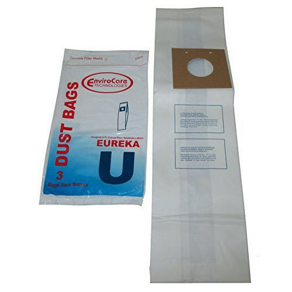 Compatible with Eureka Type Style U 7600 7700 7900 9000 Series Vacuum Bags: 63 Bags