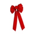 thumbnail image 4 of Christmas Tree Topper Bow Lazo Decorativo de Navidad Adorno para Festivo Decoración para Interiores y Exteriores Material de Franela Elegante, 4 of 9