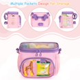 thumbnail image 3 of Cesta de bicicleta GRAOSO Front Kids de nailon rosa, 21 x 11 x 16 cm, 3 of 7