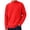 Red, variant on Chiccall Mens Mock Neck Sweater Long Sleeve Solid Knit Sweater Casual Loose Fit Pullover