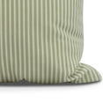 thumbnail image 2 of Simply Daisy, 18" x 18" Ticking Stripe Outdoor Pillow, Green, 2 of 2