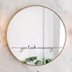 thumbnail image 1 of 1pc, Mirror Decal, Love Yourself And Love Life Inspirational Quotes Wall Sticker, Bathroom Decor Shower Door Decal, Window Sticker, Bedroom Bathroom Background Wall Decor, Home Decor, 1 of 4