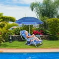 thumbnail image 6 of Toddler Beach Chair, Kids Beach Chair with Umbrella, Backpack Beach Folding Chairs, Backpack Camping Chairs, 5-Position Reclining, with Cup Holder, for Beach, Camping, Picnic (1 Pack), 6 of 7
