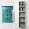 thumbnail image 6 of Hives and Honey Cari Jewelry Chest Jewelry Box for Women, Turquoise, 6 of 7
