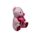 thumbnail image 3 of Oso De Peluche Rosa Corazón Con Moño Regalo San Valentin, 3 of 5