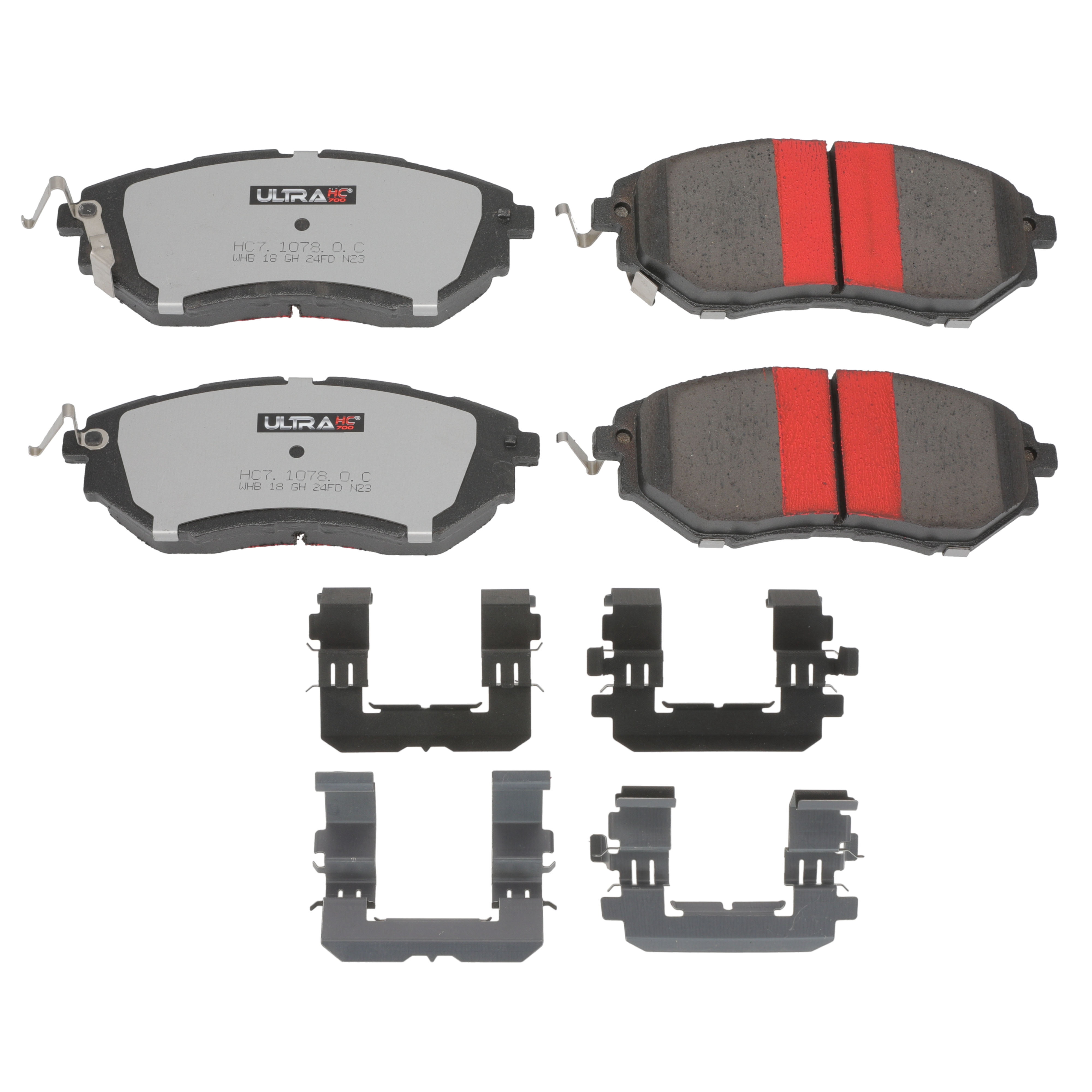 UltraHC 700 Brake Pad Set, Front HC7.1078.0.C, Subaru Outback 2019-2010