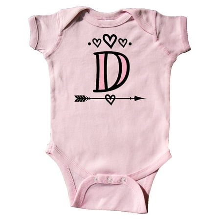

Inktastic Letter D Monogram Tribal Arrow Gift Baby Girl Bodysuit