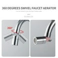 thumbnail image 3 of Labymos Faucet Aerator 360 Degrees Swivel Faucet Spray Aerator Kitchen Tap Water Saving Nozzle Sprayer, 3 of 7