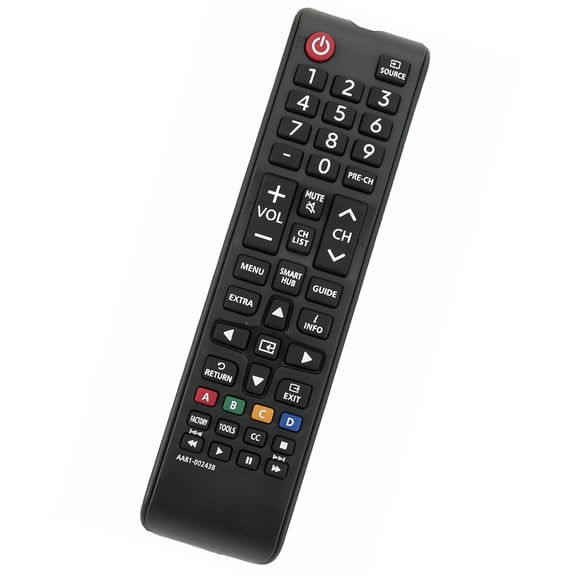 AA81-00243B Replaced Remote fit for Samsung TV UE55JU6050UXZG UE48H6270SSXZG UE55F6770SSXZG UE46F6320AWXXN
