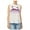 White - white, variant on Carbon Copy Womens Split Back Tank Top, White, Large