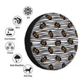 thumbnail image 4 of Sikiie Haloween Pumpkins PVC Leather Spare Tire Wheel Cover Spare Tire Cover, for Car Truck SUV Camper Trailer Universal Fit(14-17in)-15 inch, 4 of 6