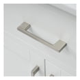 thumbnail image 4 of Vyrona Modern Bathroom Vanity with Ceramic Sink, Shelves, Drawers, Wood, White, 4 of 10