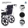 thumbnail image 3 of Silla de Ruedas Plegable Compacta Ligera para Adultos y Personas Mayores, 3 of 7