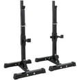 thumbnail image 6 of ZENY Pair of Adjustable Barbell Rack Stand Squat Bench Press Home GYM Weightlifting Fitness Exercise, 6 of 15