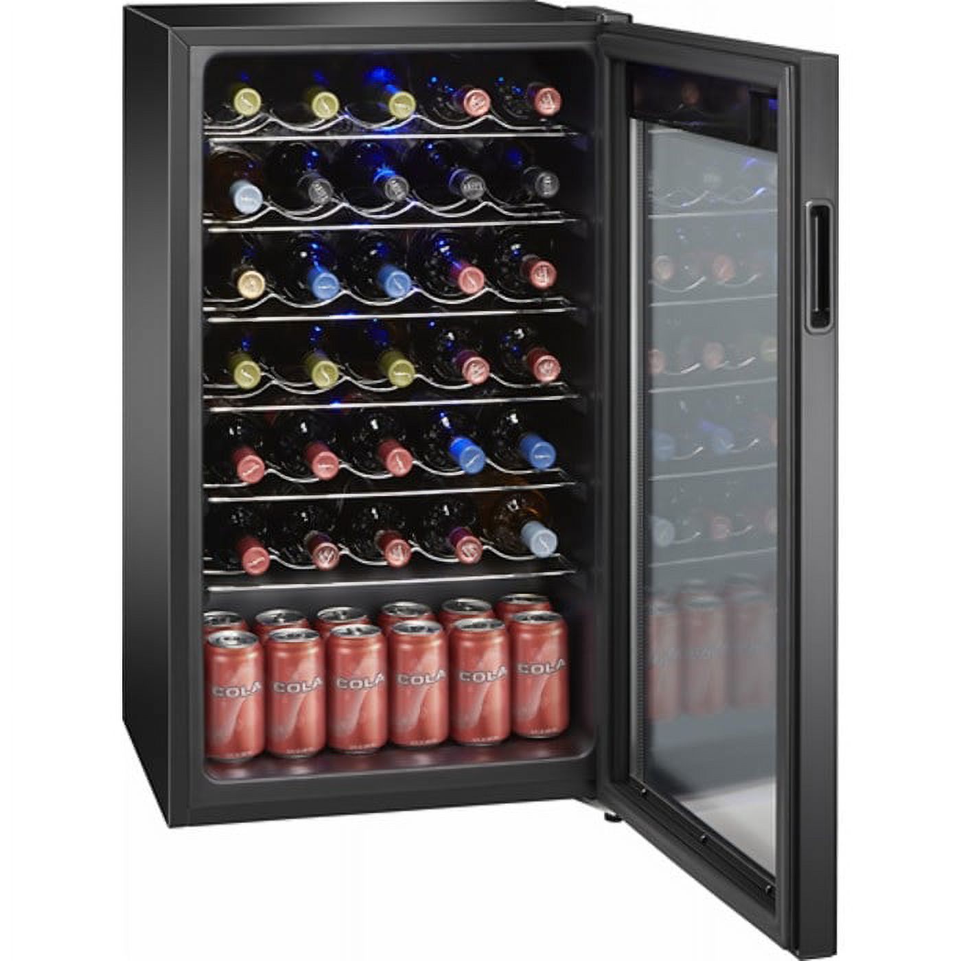 Arctic King Premium 34-Bottle Wine Cooler, Glass Door, AWCA034ADB - image 2 of 8