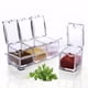thumbnail image 3 of Wosthever Caja de condimentos para sal y pimienta de cocina, manténgase organizado en la cocina, juego de tarros de condimentos con cuchara Cocina y Comedor, 3 of 6