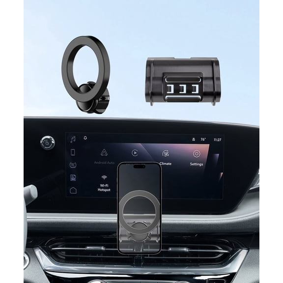 MaserWeller Car Phone Holder for 2024-2026 Buick Envista Accessories, 360° Rotation Phone Mount Compatible with MagSafe, Cell Phone Holder Does Not Affect Air Vent