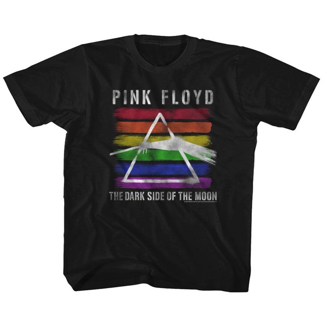 Pink Floyd Rainbow Black Toddler T-Shirt