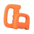 thumbnail image 4 of Juego de 2 mancuernas con agarre en D, ergonómicas, para sentadillas, levantamiento de pesas, brazos, pecho, espalda, hombros y cuerpo completo para Naranja 15 kg, 4 of 8