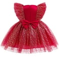thumbnail image 2 of Toddler Baby Girls Princess Dress Birthday Christmas Party Ball Gown, 2 of 5