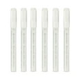 thumbnail image 2 of CEHVOM 6pc Pack White Acrylic Marker Pen Set, Water-based Paint Pen, Hand Ledger, Graffiti Pen, Acrylic Paint Marker Pen Clearance, 2 of 3