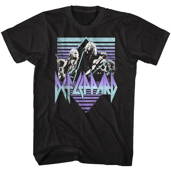 Def Leppard 1980s Heavy Hair Metal Band Rock & Roll Sing It Adult T-Shirt Tee