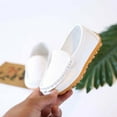 thumbnail image 3 of SROBPTY Sandals on, Kids Sandals, Toddler Sandals, Pedal Candy-colored Beanie Shoes, Baby Shoes, Tendon Bottom Boys And Girls Shoes, White, 33, 3 of 7