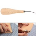 thumbnail image 4 of Rhombus Awl, Fine Steel Leather Punching Tool with Elm Handle, for Leather Crafting and DIY Projects, 4 of 7