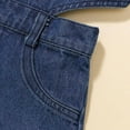 thumbnail image 5 of YunPes Girls' Jumpsuit Summer Children's European and American Style Sleeveless Denim Jumpsuit Shorts Little Girl, 5 of 9