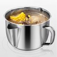 thumbnail image 2 of Large Capacity Stainless Steel Grease Strainer Bowl 1000ML Oil Separator, 2 of 10
