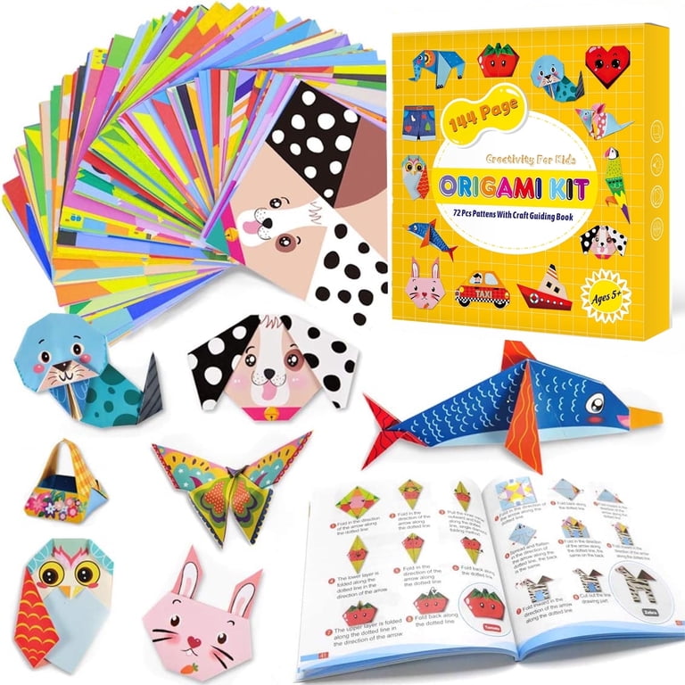 Beautysureup Origami Kit, 144 Sheets with 72 Patterns & Guide Book photo 1
