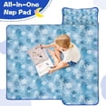 thumbnail image 4 of Light Blue Christmas Snowflake Pattern Toddler Nap Mats for Kids Preschool,50"x20" Sleeping Mat Bag or Kids,Toddler Sleeping Bag,Toddler Nap Mat or Daycare, 4 of 6