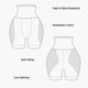 thumbnail image 3 of Ropa de cintura alta de mujer Elevación de cadera Transpirable Eccomum Negro/Grande, 3 of 7