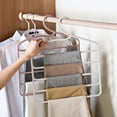 thumbnail image 3 of Dream Lifestyle Pants Hanger , Multi-Layer Anti-Slip Jeans Trouser Hanger Plastic Closet Rack, for Pants Tie Scarf Jeans Clothes, Multifunctional & Space Saving, 3 of 8