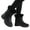 Black, variant on Winter Boots for Women Waterproof Snow Boot Womens Mid Calf Zip up Ankle Booties Comfortable Outdoor Walking Hiking Sneakers Black 7.5