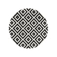 thumbnail image 1 of Aihimol Checkered Round Bathroom Rugs,31.5" Machine Washable Black and White Bath Rug for Bathroom Non Slip Water Absorbent Bath Mat, 1 of 6