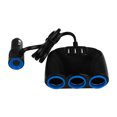 thumbnail image 2 of Adaptador De Corriente 3 En 1 Para Encendedor De Cigarrillos De Coche, 12V-24V Con 3 Usb 5V/3.1A Para Iphone, Ipad, Smartphone, Kits De Coche, Dvr, Gps Eigraketly VI007216-00, 2 of 6