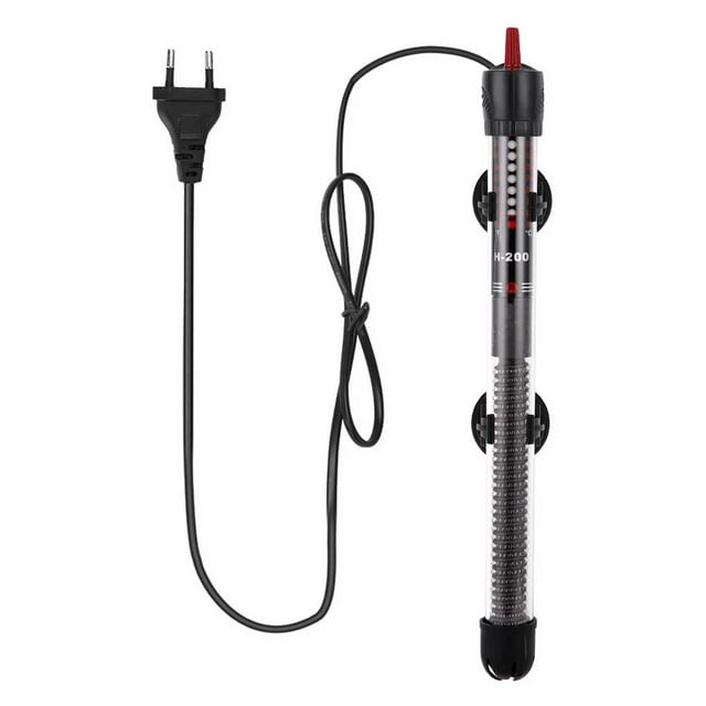 Calentador de acuario Greeniant 100W vidrio sumergible con ventosa y perilla de temperatura