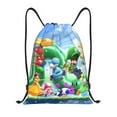 thumbnail image 1 of Zufioo Sac de Sport Imprimé Mario Sac de Gym à Ficelles Lavable en Machine Sac à Dos à Ficelles Robuste pour Hommes Femmes-Petit, 1 of 6