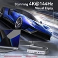 thumbnail image 3 of Estación de acoplamiento USB C para monitores MOKin 3 con 2 HDMI DisplayPort, 3 of 8