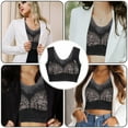 thumbnail image 3 of unbranded Bralette Sin De Encaje Negro Para Mujer Con Material Nylon Y Chinlon Transpirable Y Sin Costuras, 3 of 6