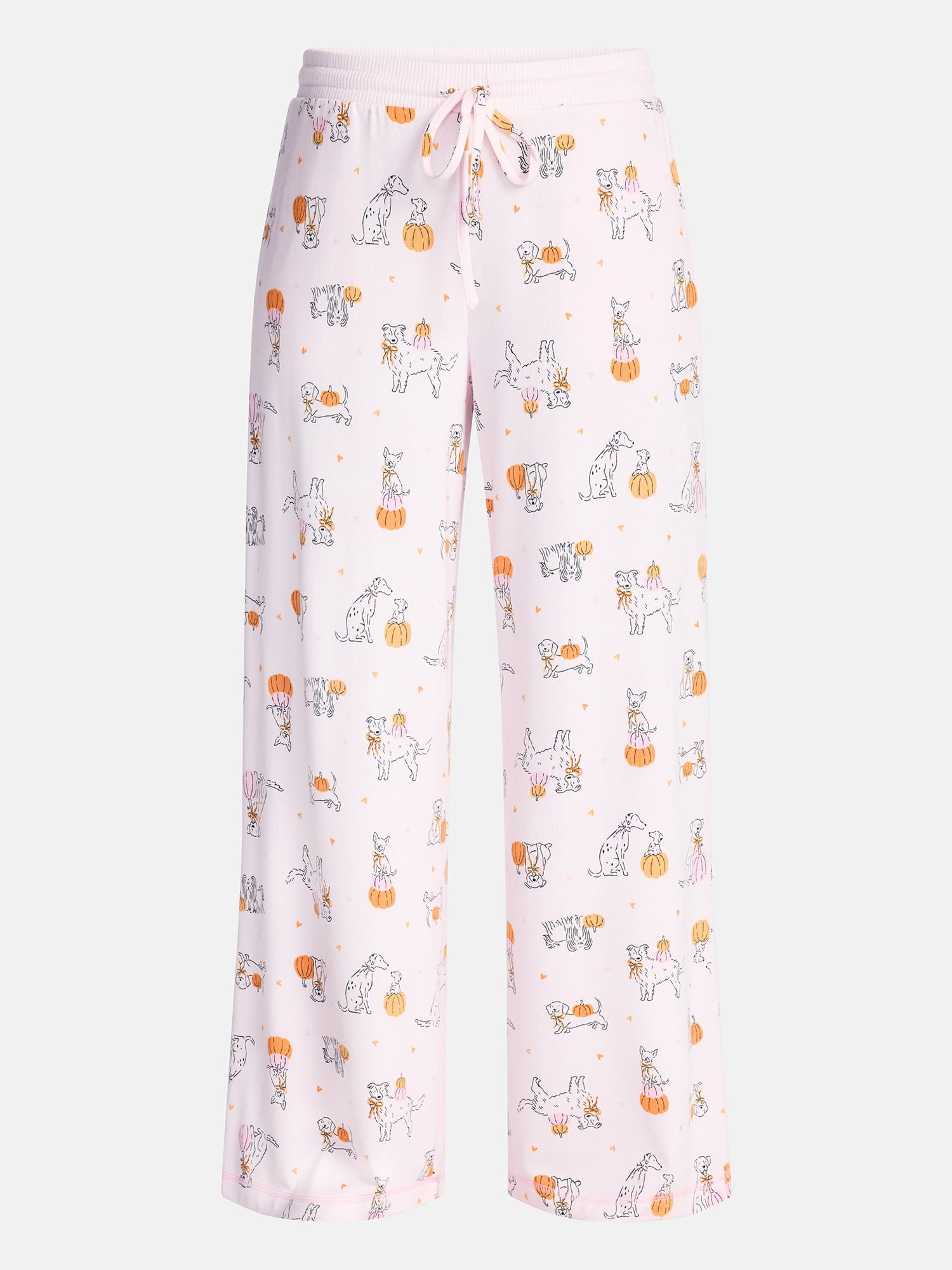 Halloween and Fall Women's Hacci Knit Sleep Pants from Way to Celebrate, 29.5" Inseam, Sizes XS-3X